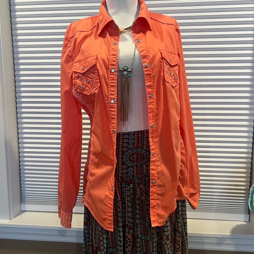 Cedar Rose Fitted Button Down Shirt. - image 2